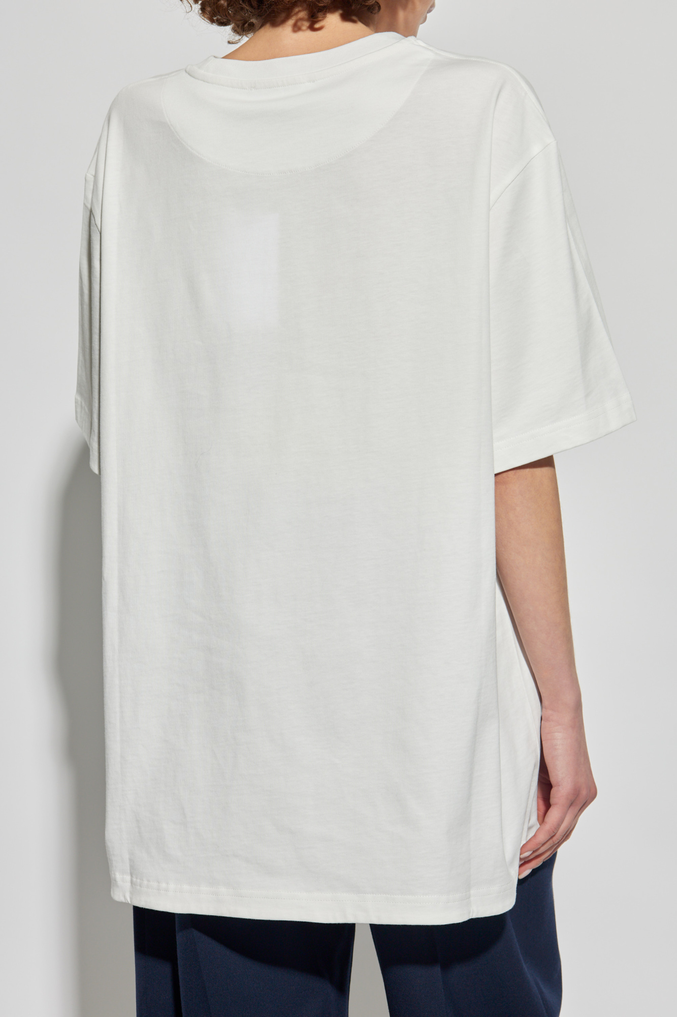 White Cotton T-shirt The Attico - Vitkac Italy